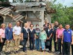 เยี่ยมบ้าน น.ส.นาค สุขมั่น บ้านหมู่ที่7 จากเหตูถูกต้นไม้ทับ